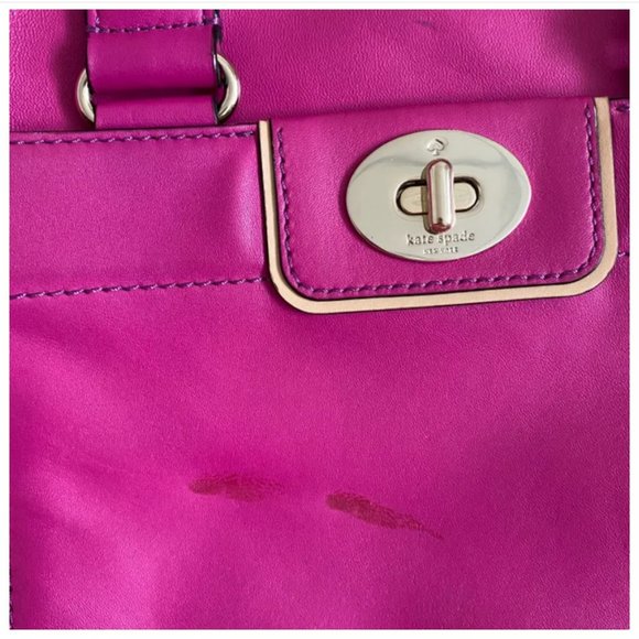 Kate Spade pink leather crossbody purse bag *PLEASE READ* - Picture 2 of 3